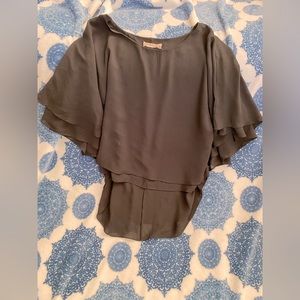 Batwing High-Low Blouse